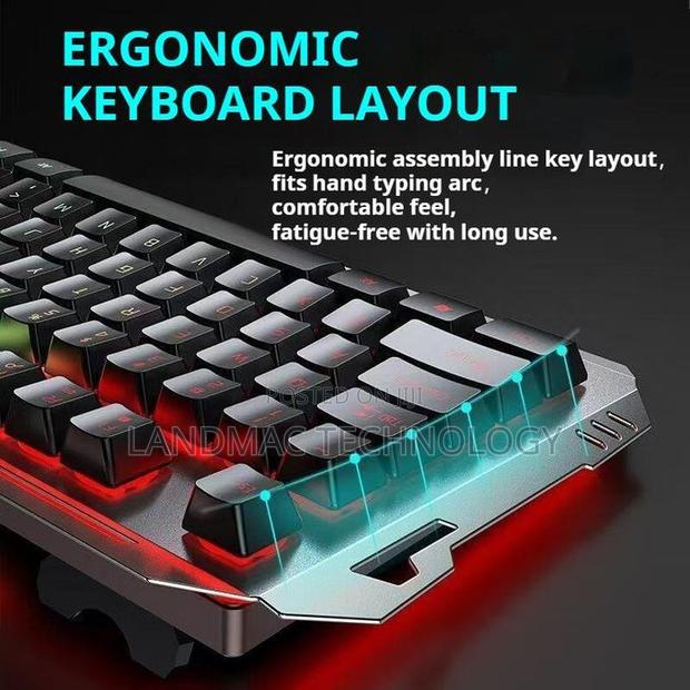 Gx80 Wired Backlit Keyboard Backlight Mechanical Feeldesign Waterproof photo 5