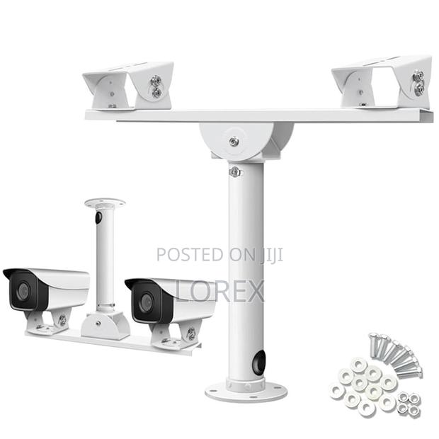 CCTV Camera Dual Mount Bracket Extension Bar Arm T-Shape
