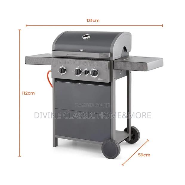 Tower Stealth 3000 4 Burner 3+1 Porcelain Gas Bbq+ Side Burner photo 3