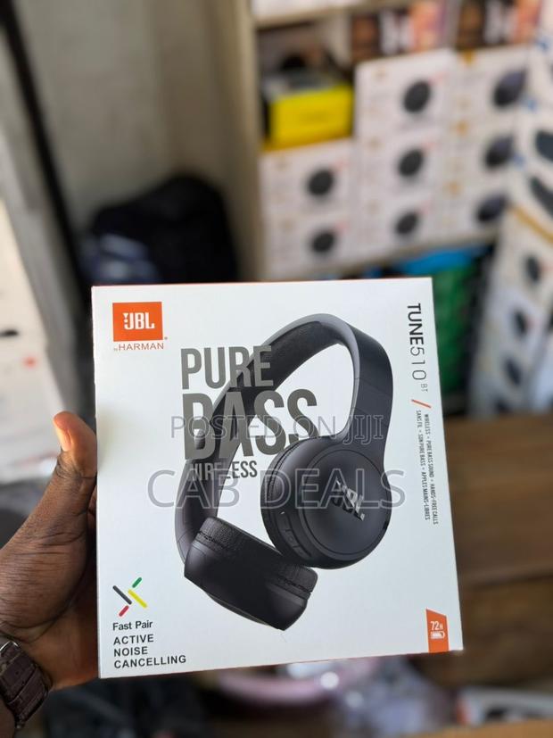 Original JBL Tune510 Pure Bass (Active Noise Cancellation)