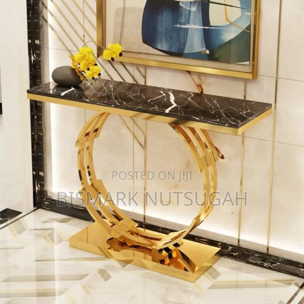 Luxury Marble Top Console Table photo 5