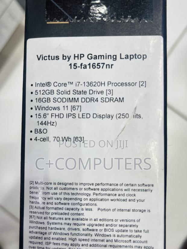 New Laptop HP Victus 15 16GB Intel Core I7 SSD 512GB photo 2