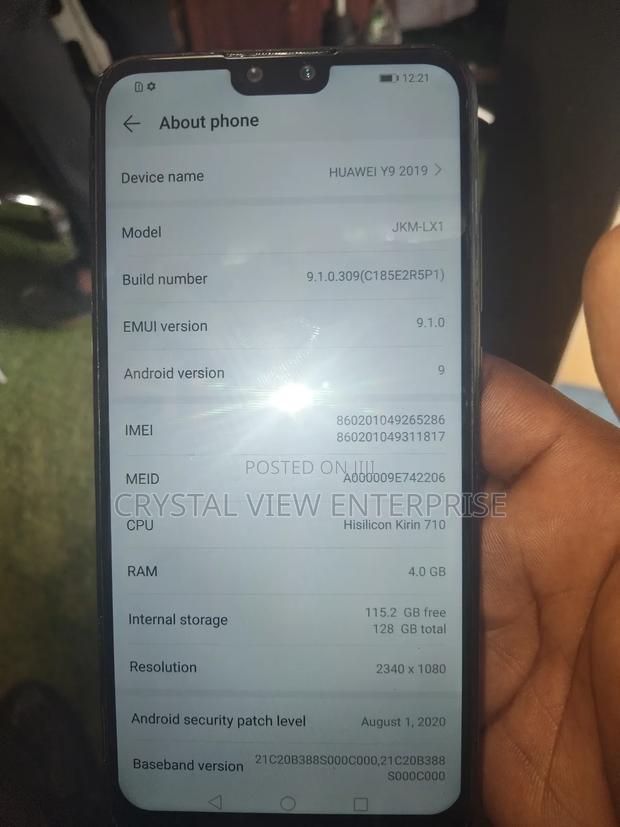 Huawei Y9 2019 128 GB Black photo 2