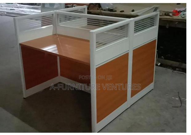 Orange Two in One Workstation