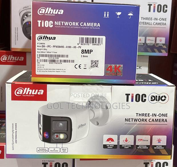 8mp Dahua Dual Lens Ip Camera Model:Dh - Ipc - Pfw3849s - A180-as-Pv · Photo 4