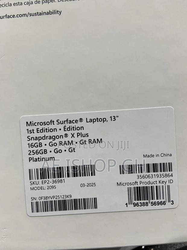 New Laptop Microsoft Surface 16GB SSD 256GB photo 4