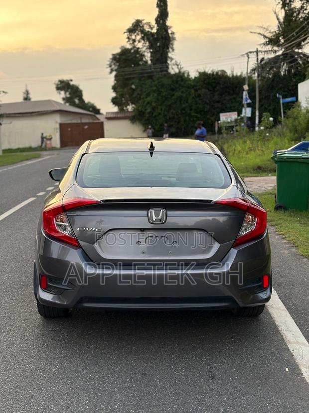 Honda Civic EX-L Sedan 2018 Gray photo 7