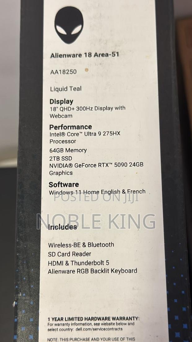 New Laptop Alienware Area-51m 32GB Intel Core Ultra 9 SSD 1T · Photo 3