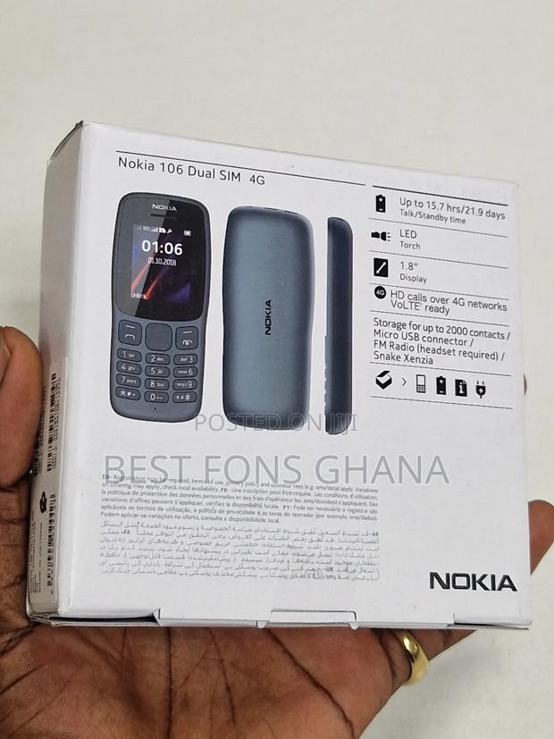 New Nokia 106 Black photo 2