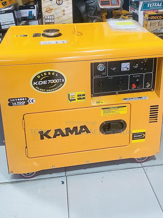 7kva Electric Start Generator Machine Kama 3000rpm