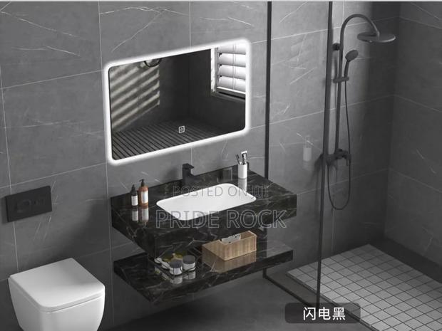 Black Cabinet Basin