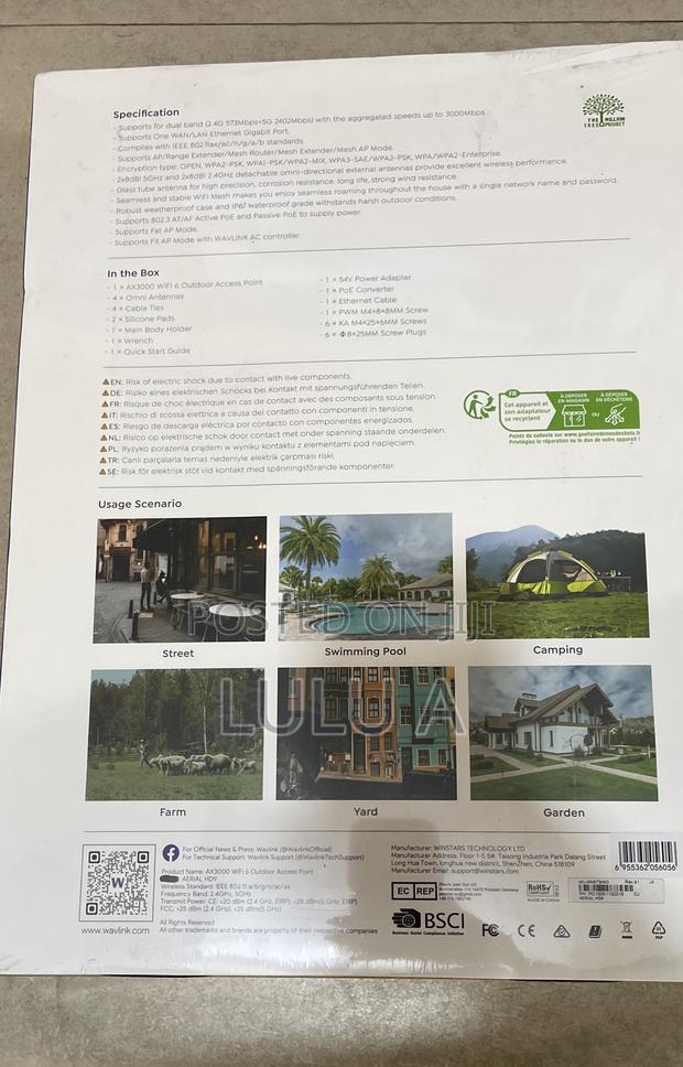 Wavlink Ax3000 Wifi 6 Outdoor Access Point photo 2