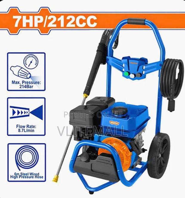 Wadfow Gasoline Pressure Washer 7.0hp 214bar - Wgps1a28 photo 3