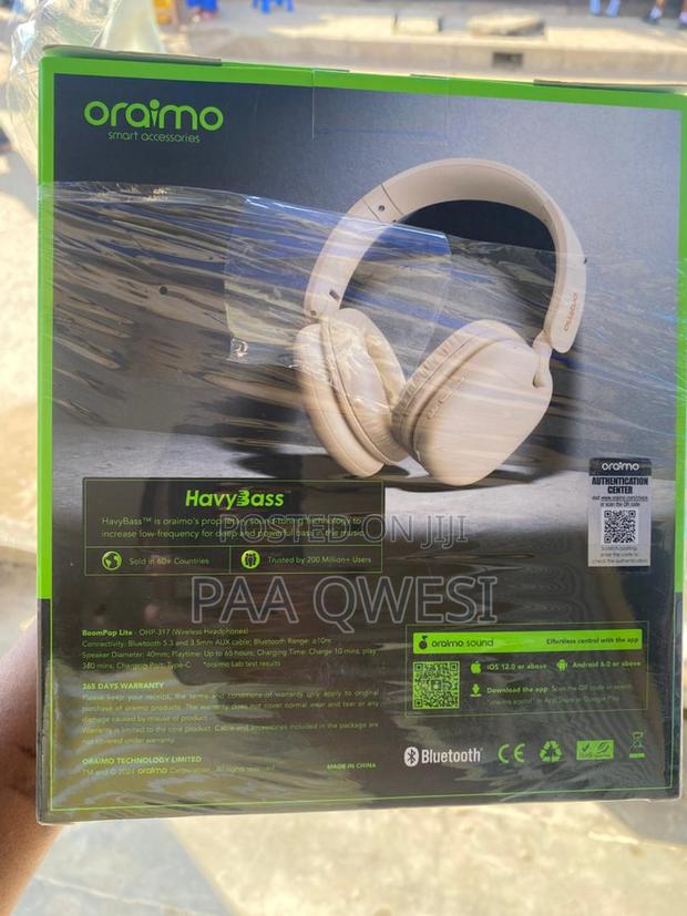 Oraimo Boompop Pro Wireless Headphones – Silence Meets Clarity photo 2