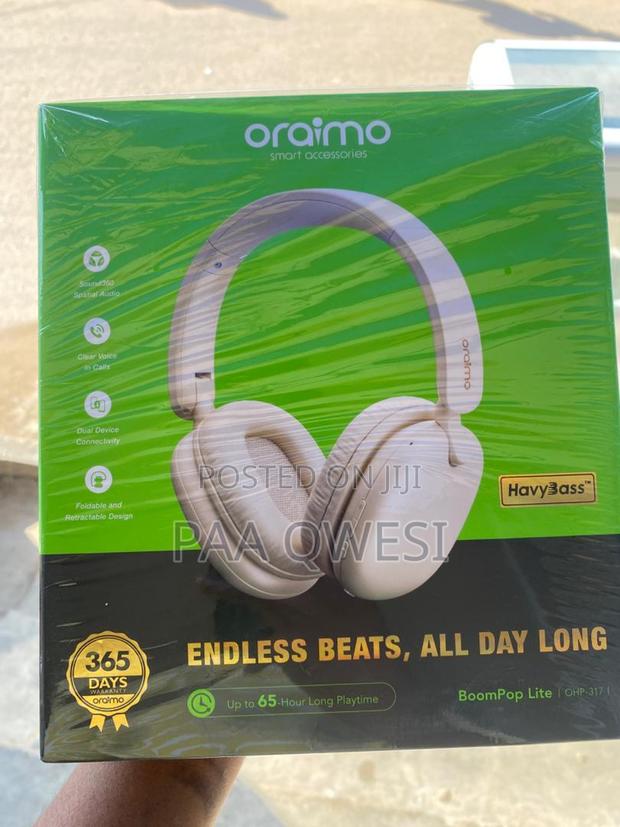 Oraimo Boompop Lite Bluetooth Headset – Long Playtime · Photo 3
