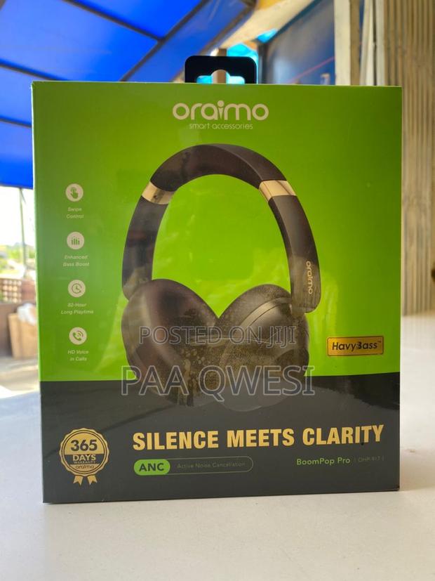 Oraimo Havybass Boompop Headphones – Deep Sound, Long Battery · Photo 2