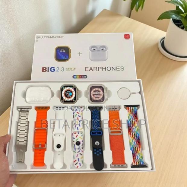 I20 Ultra Max Suit Smartwatch 10 in 1 Set (334465) photo 2