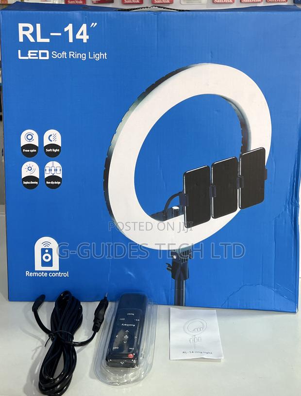 14-Inch Ring Light With Stand and Bag photo 2