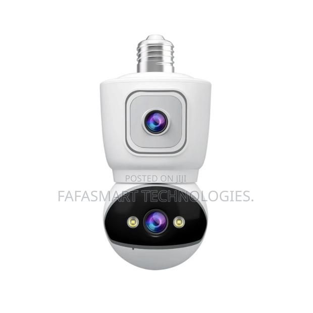 Dual Lens Wifi Bulb Camera