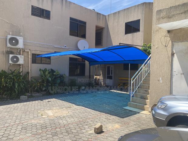 Traditional Color Blue Carport photo 2