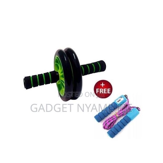Double Wheel Ab Roller + Free Knee Protection Mat · Photo 4