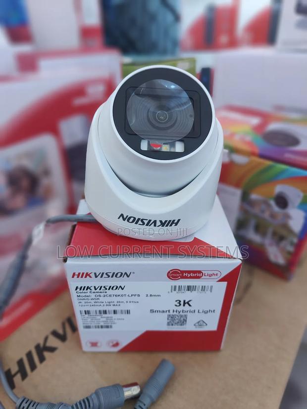 Hikvision 5mp Smart Hybrid Light With Audio Analog CCTV Camera photo 2