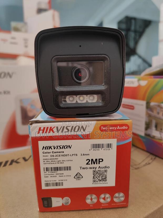 Hikvision Analog Two Ways Audio Camera 2mp Hybrid photo 2