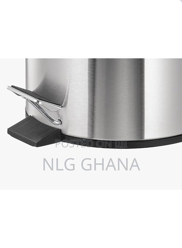 5l Round Chrome Garbage Can Home Hotel Office Stylish. Ghx7246 · Photo 4