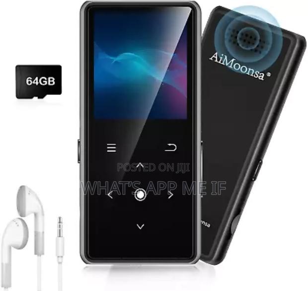 64gb Mp3 Player With Bluetooth 5.Onsa Music Player With Built-in Hd