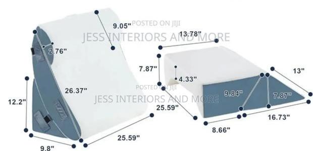 Orthopedic Bed Wedge Pillow Set For Sleeping. photo 5