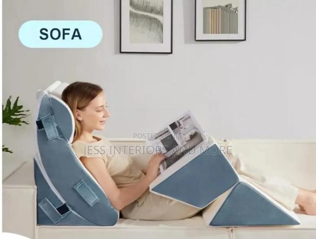 Orthopedic Bed Wedge Pillow Set For Sleeping. photo 3