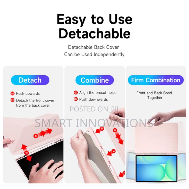 Galaxy Tab S10 Fe Plus Magi Series Book Cover With Pencil Holder photo 3