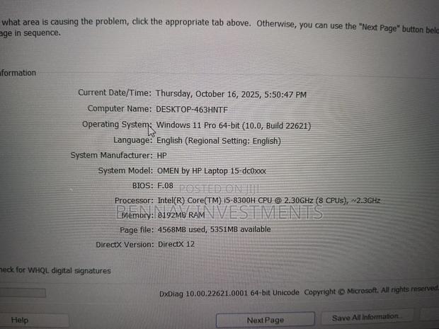 Laptop HP Omen 15 8GB Intel Core i5 HDD+SSD 1T photo 4