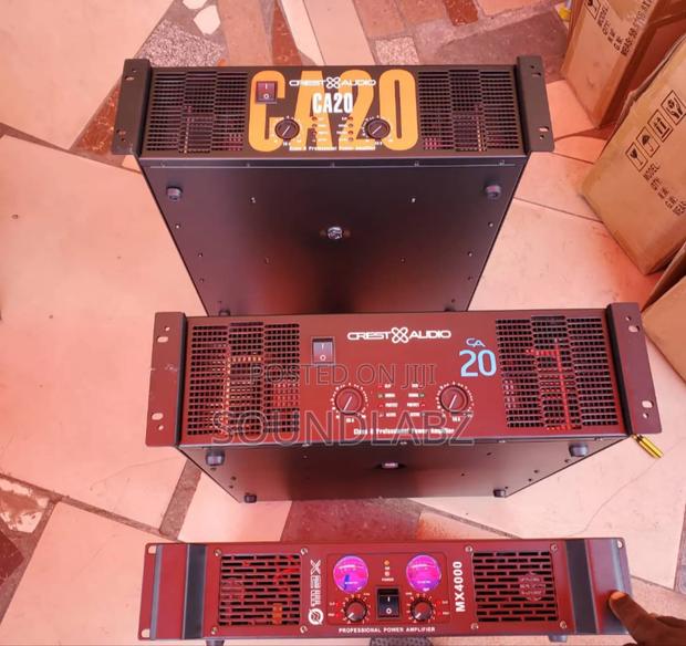 Two Crest Audio Ca20 Amplifiers And Max Mx4000 Amplifier · Photo 4