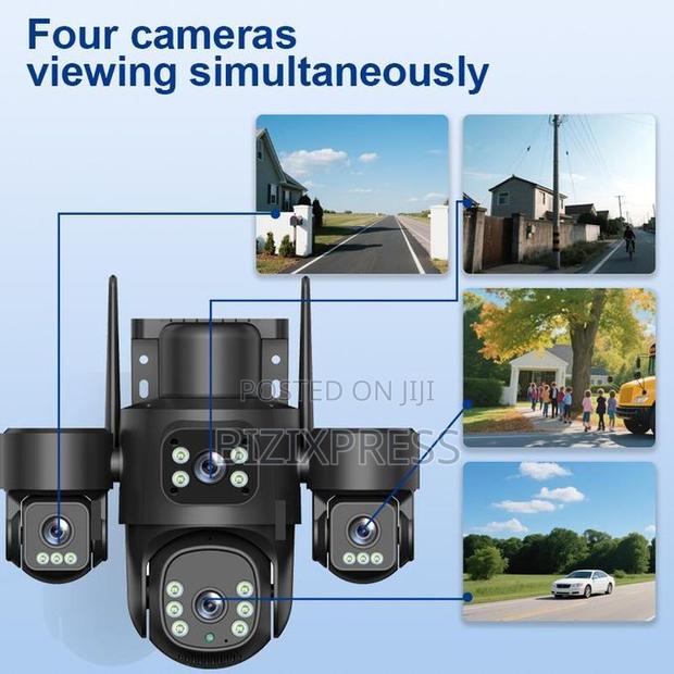 4 Lens 4 Videos 4g Solar Security Camera photo 6