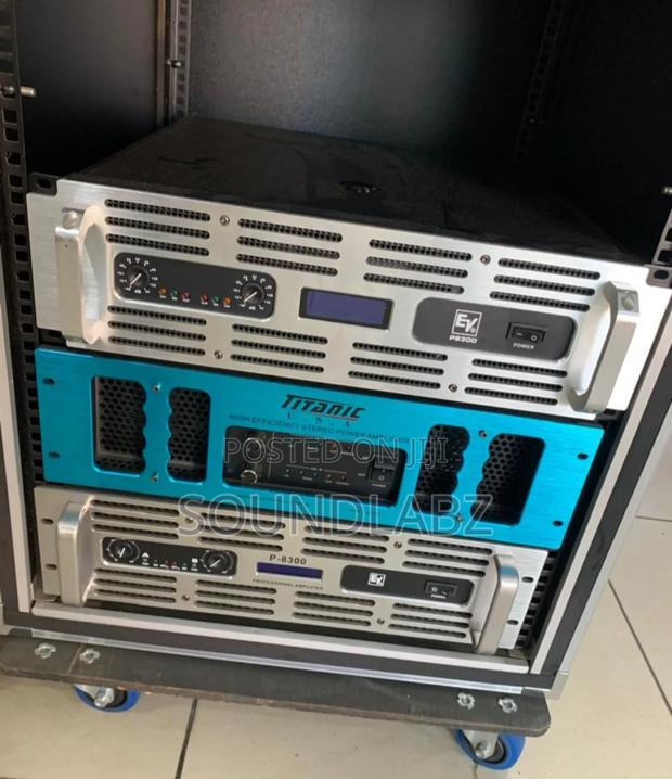 Ev P9300, Ev P-6300 And Titanic Amplifier And Amplifier Rack · Photo 2