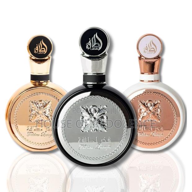 Fahkar Lattafa Perfumes (Fakhar Rose Gold, Silver & Gold Extrait ) · Photo 2