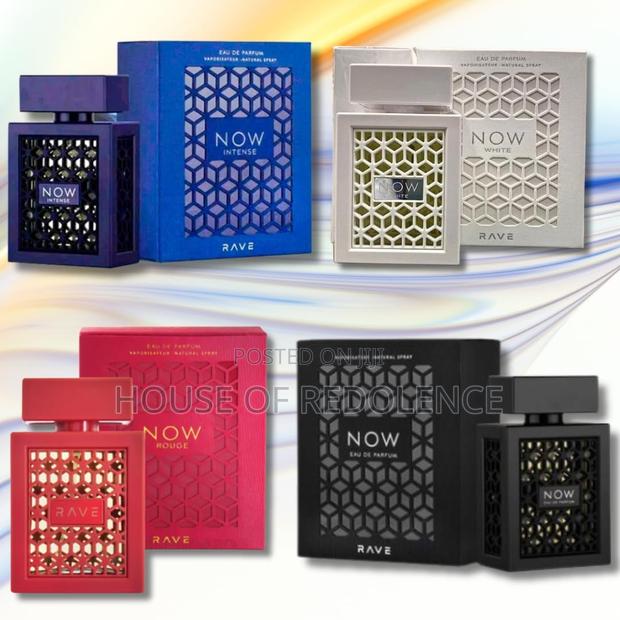 Lattafa Rave Now Perfume ( Black, White, Blue, Pink & Red) · Photo 4