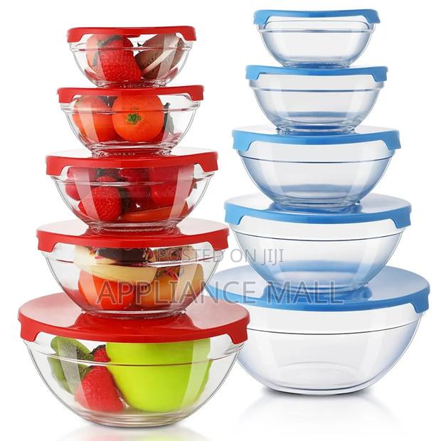 Glass Bowl Set 10pcs photo 3