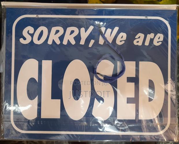 Yes We Are Open / Close Door Sign. photo 2