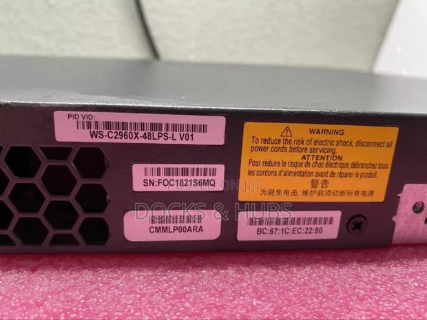 Cisco Catalyst 2960-X 48 Gige Poe 370w, 4 X 1g Sfp, Lan Base photo 4