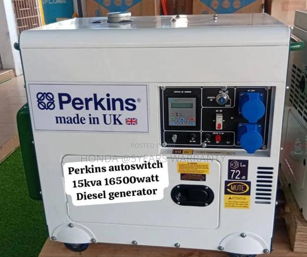 British Perkins 15kva Autoswitch 16500watt Diesel Generator · Photo 2