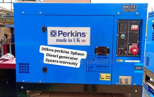 Blue Black 3phase Perkins 20kva Diesel Generator Silent 20kv · Photo 2
