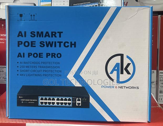 16 Port Poe Ai Smart Poe Switch Pro 250 Meters Transmission · Photo 3