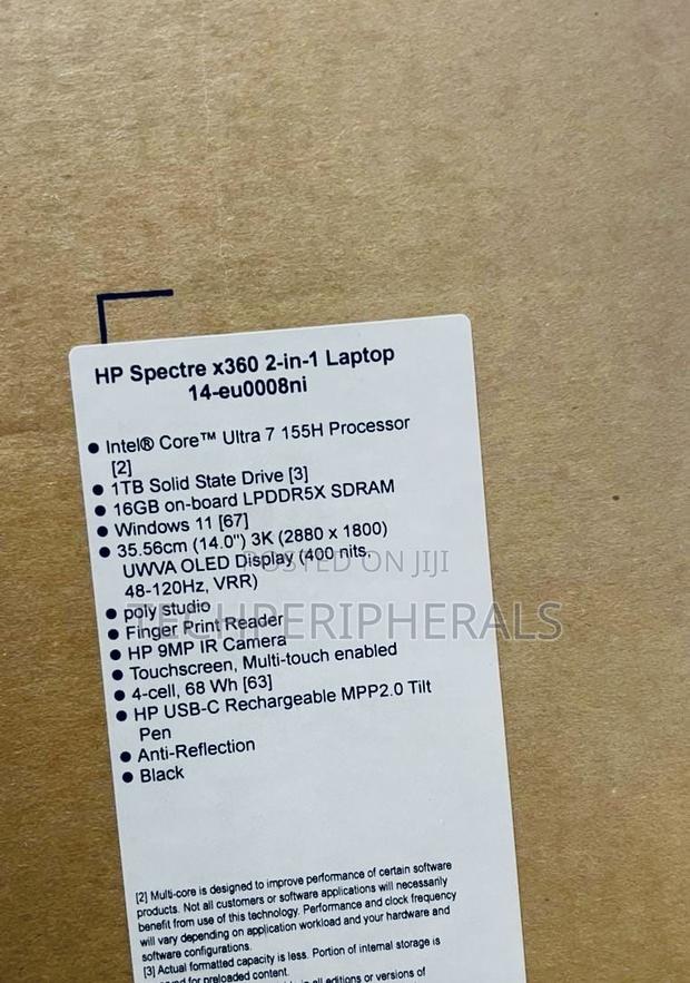 New Laptop HP Spectre 14 16GB Intel Core I7 SSD 1T
