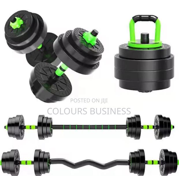 30kg Dumbbell/Barbell /Curling /Kettle Bell (5 in 1 ) · Photo 2