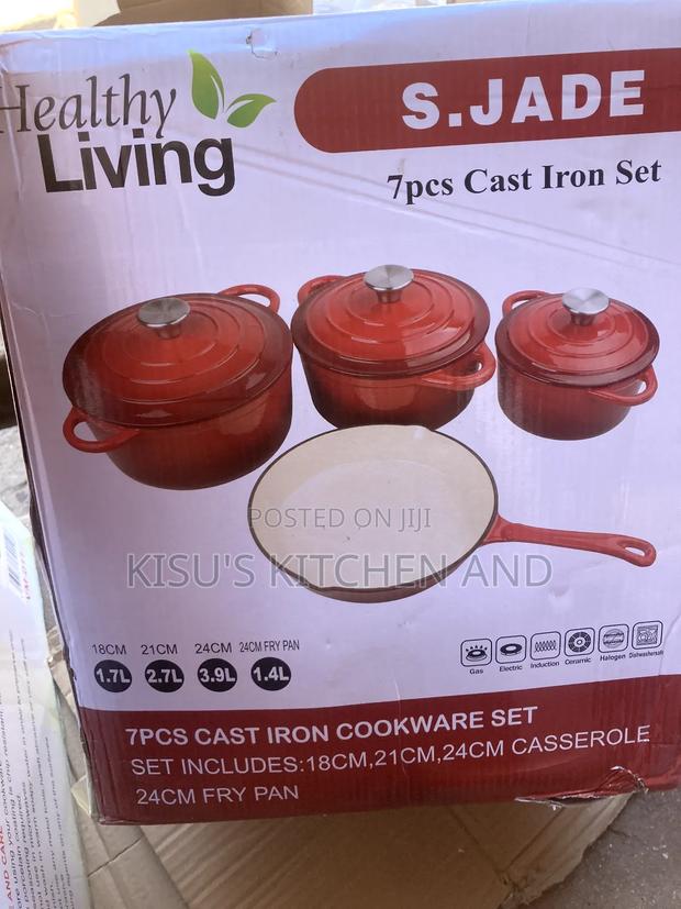 7pcs Cast Iron Cookware Set
