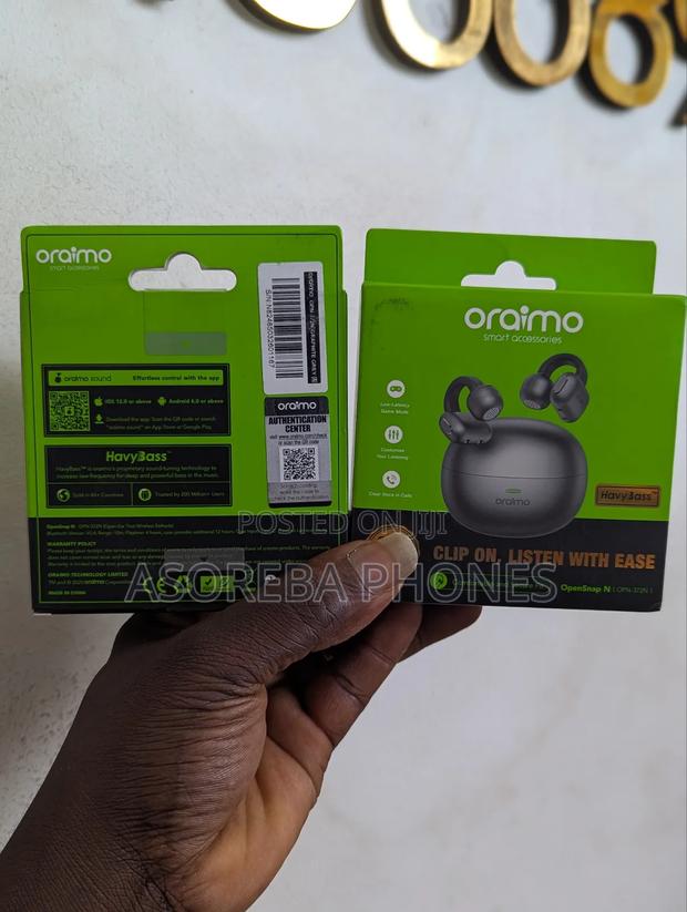 Oraimo Opensnap N Clip-on Open-Ear True Wireless Earbuds photo 2