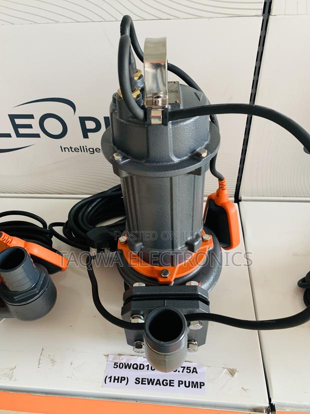 Single Phase Leo 1hp Sewage Pump · Photo 2