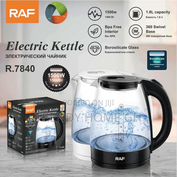 Premium Electric Glass Kettle Fast Boil Led Indicator 1.8l Capacity photo 2